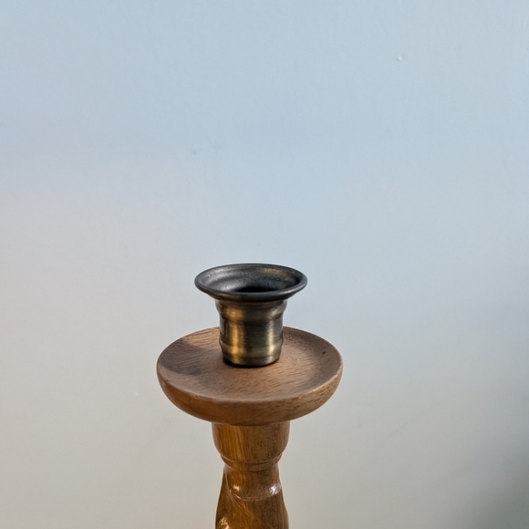 Elegant Wooden Candle Holders - Picture 4 of 10